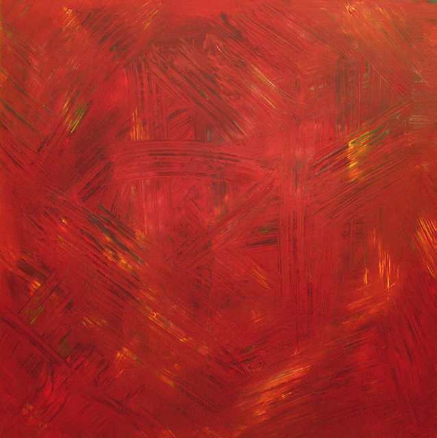 FUTURISMO - acrilico su tela 90 x 90