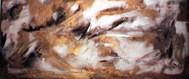 Nevi - tecnica mista su tela 210 x 90